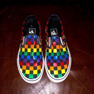 Rainbow VANS Women 6.5